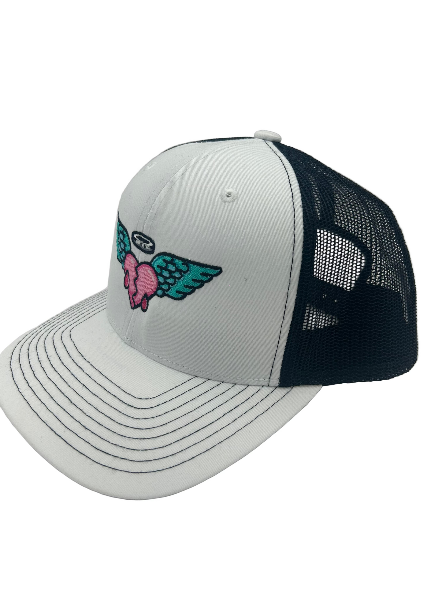 Broken Heart Wings Snap Back Trucker Cap