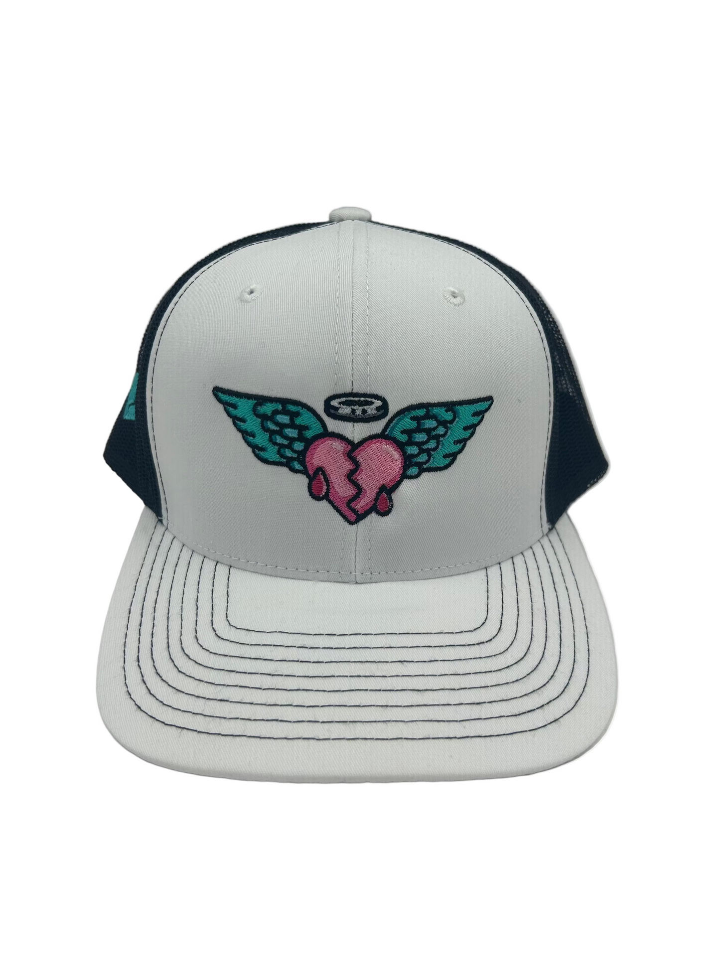 Broken Heart Wings Snap Back Trucker Cap