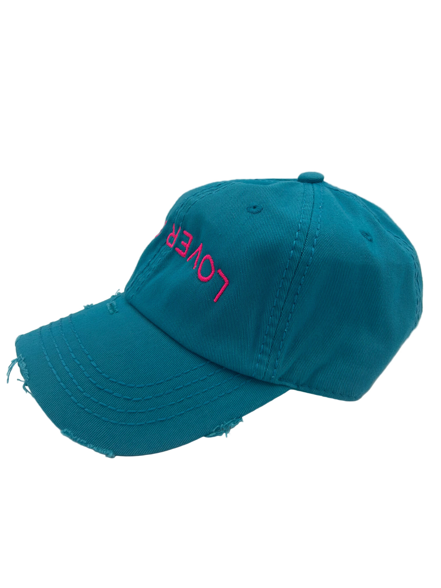 LoveGirl Distressed Vintage Cotton Twill Dad Cap